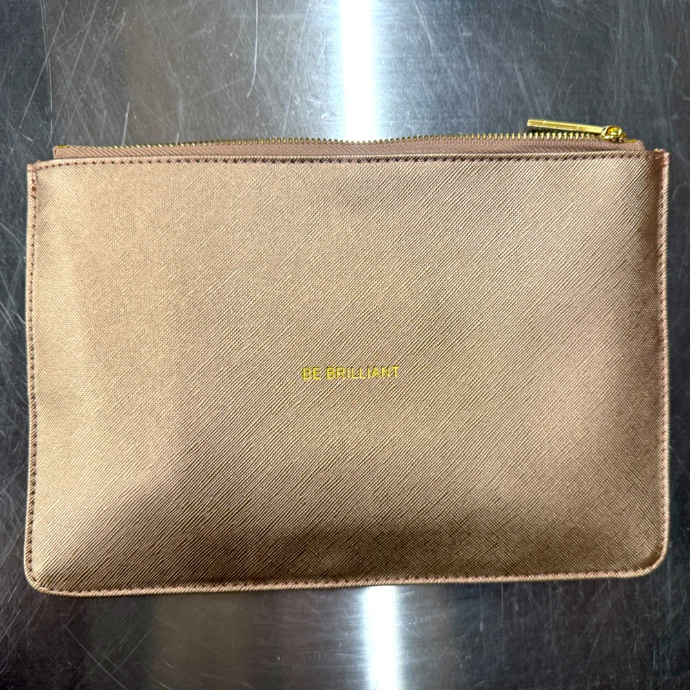 Katie Loxton London clutch BRAND NEW with tags Be Brilliant metallic